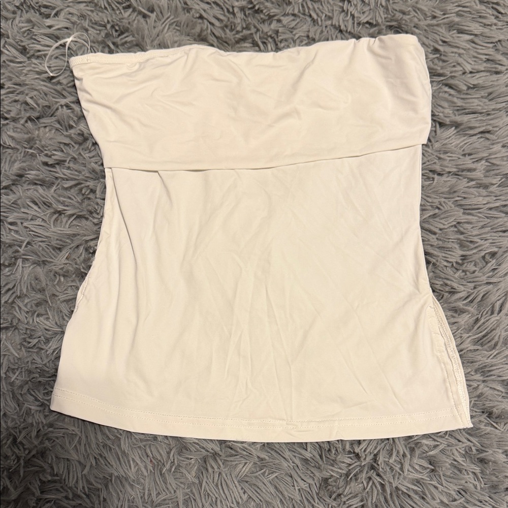 Princess Polly Ivory Strapless Top